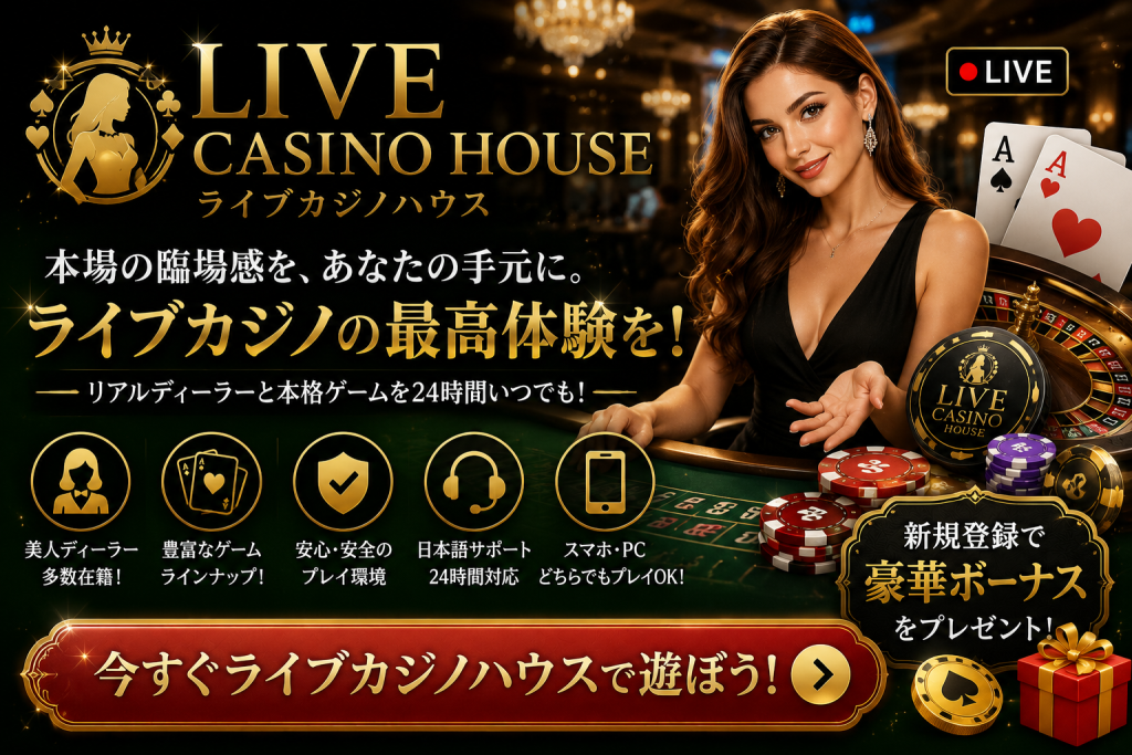 ライブカジノハウス Live Casino House